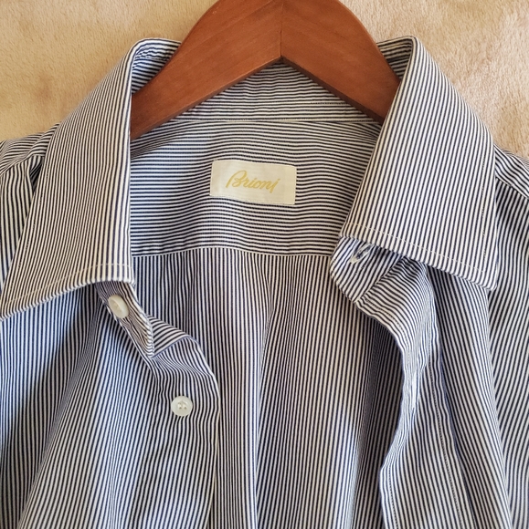 Brioni Other - Brioni Stripped Button Down Dress Shirt